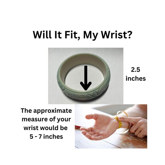 Vintage Turquoise Bangle with Engraved Leaf & Flower Details πΏπ - Picture 3 of 3